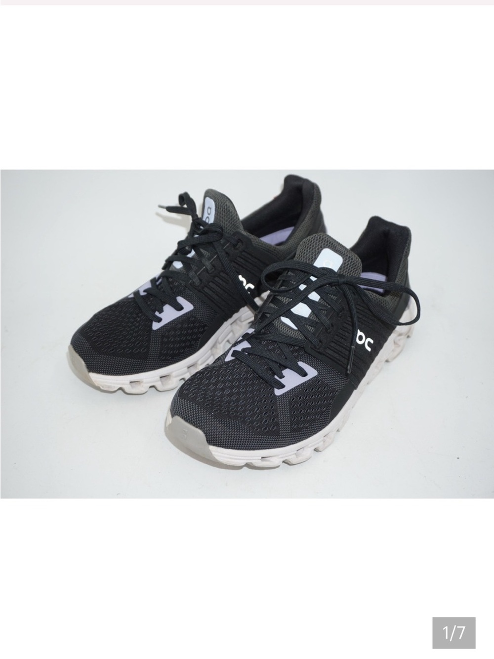 On Running Cloudswift Shoes Womens Size 8 Black Helion Road Running CloudTec - Picture 3 of 4